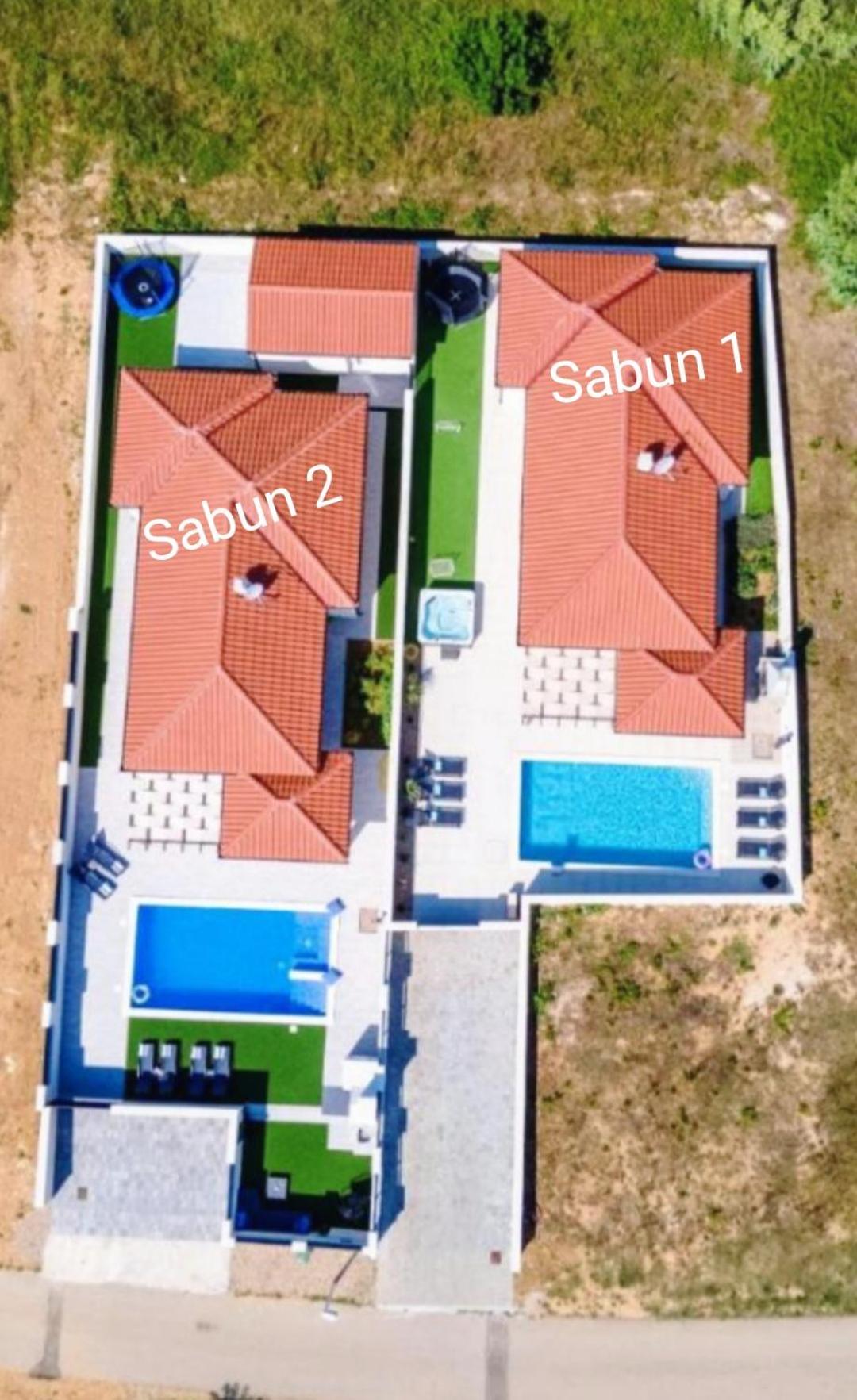Villas Sabun - Modern House With Heated Pool Privlaka  Exteriér fotografie